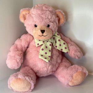 Pink Teddy Bear Creature Comforts Plush Stuffed Toy